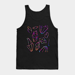 Crystal Gemstone Pattern Tank Top